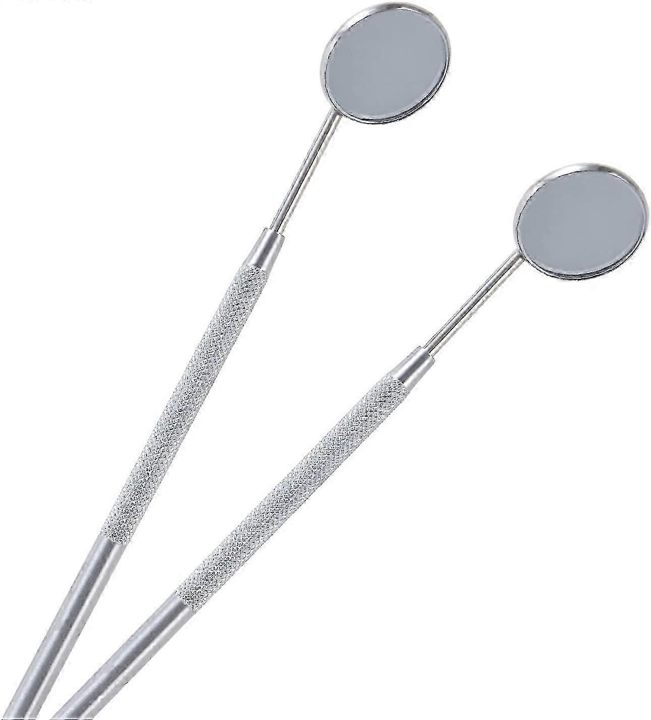 2 Pieces Eyelash Extension Mirror Makeup Mirror Detachable Mini Mirrors Stainless Steel Eyelash Extensions Tools Observing Small Details Mirror