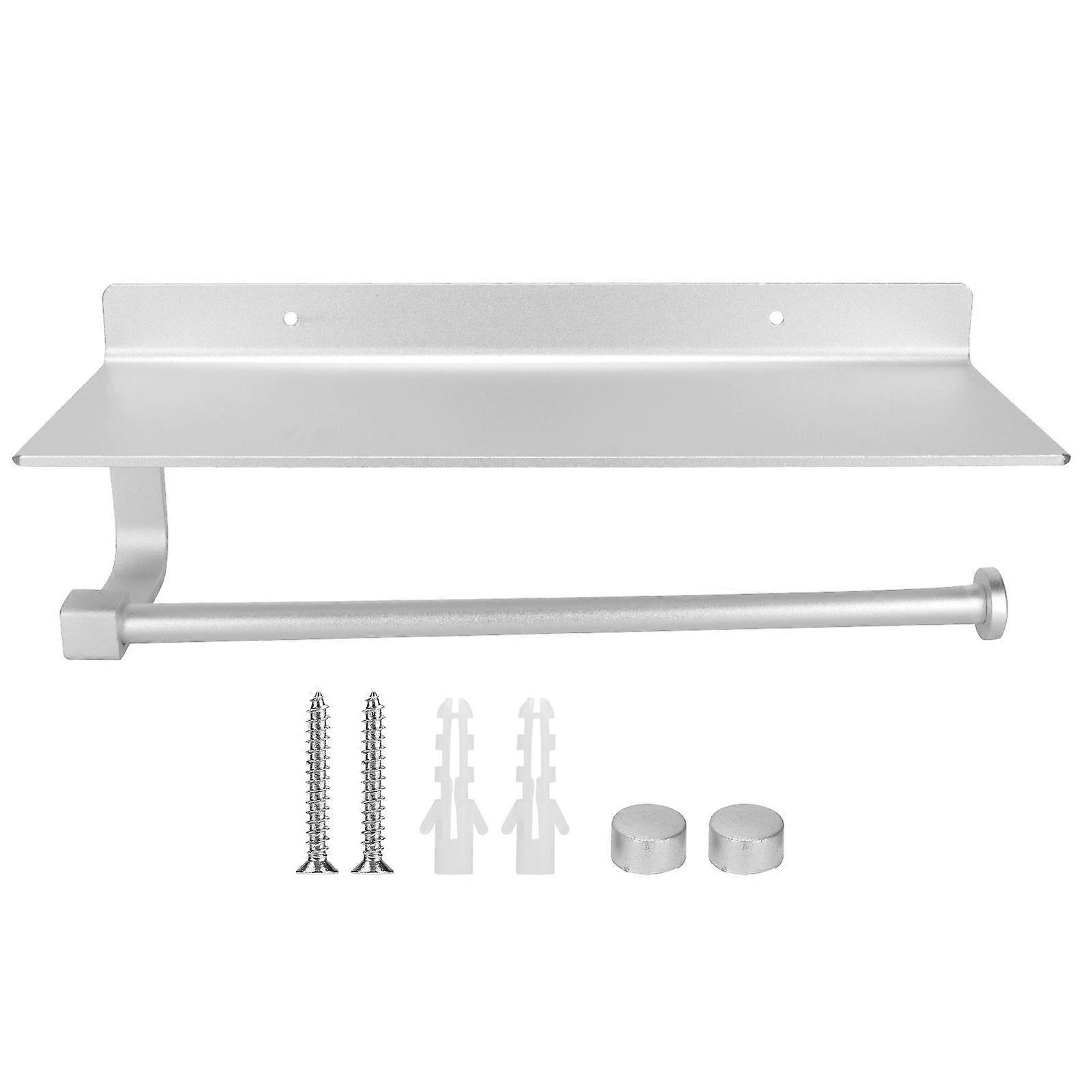 Space Aluminum Bathroom Roll Paper Rack | Toilet Paper Holder for Home and Hotel | Durable, Modern Design, Easy Installation