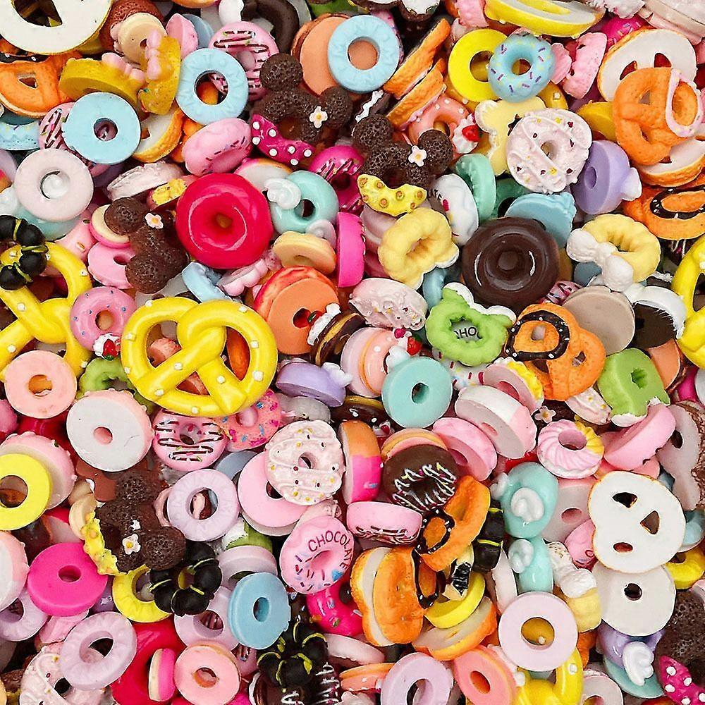 電話ケース、ネイル、バッグ、メモリーアルバム、手作りカードタイプ6用の100 PCS DIY樹脂アクセサリー