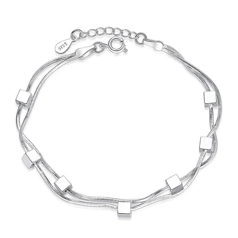 Bracelet Rubik's Cube Argent pour Femme