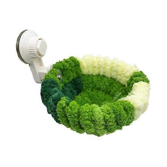 2-in-1 Bird Nest Coral Velvet Warm Nest with Removable Suction Cup Vehicle-Mounted Bird Plush Nest for Parrot Budgie Lovebird