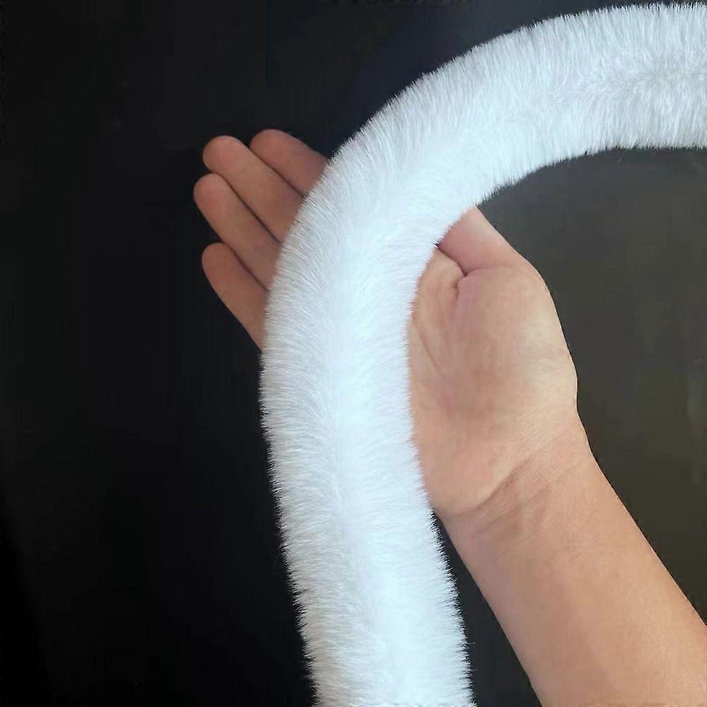 Handmade Wool Tops Fluffy Trim Cuff Plush Strip Artificial Fur Stripe Decoration