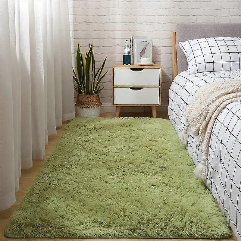 Living Room Carpet Solid Color Cushion Bedroom Bedside Plush Carpet