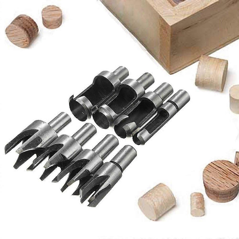 Sharp, Durable, Titanium-Coated Wood Plug Cutters
