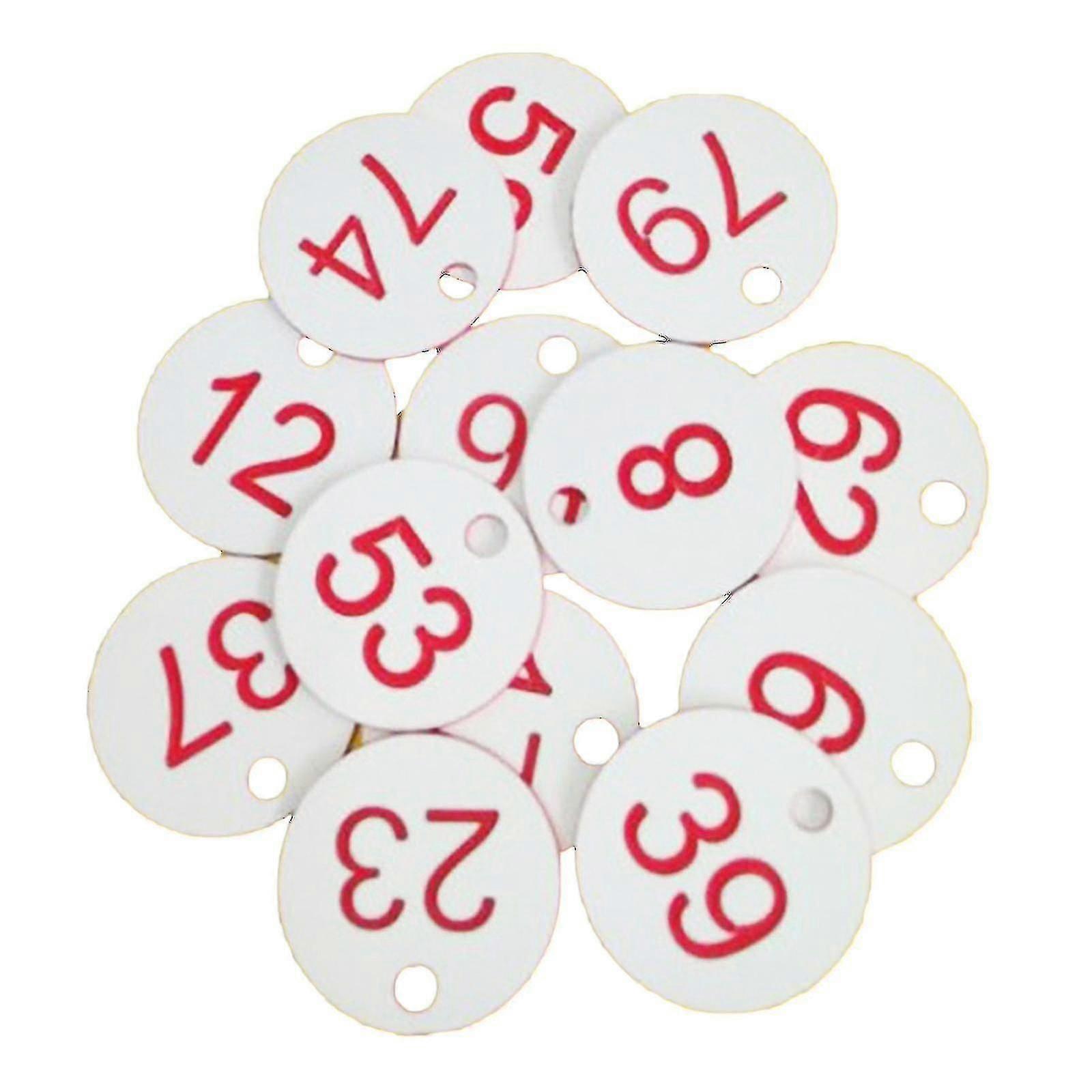 Numbered Tags Label Tags Clothes Coat Hanger Office Index Supply 1-100 Number-Good