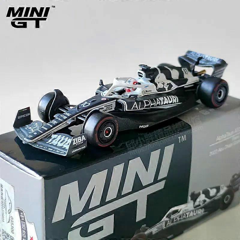 オリジナルTSM MINI GT 1/64アルファタウリF1カーモデルAT03オラクルレッドブルRB18コレクティブルカー子供おもちゃデコレーション無料ギフト