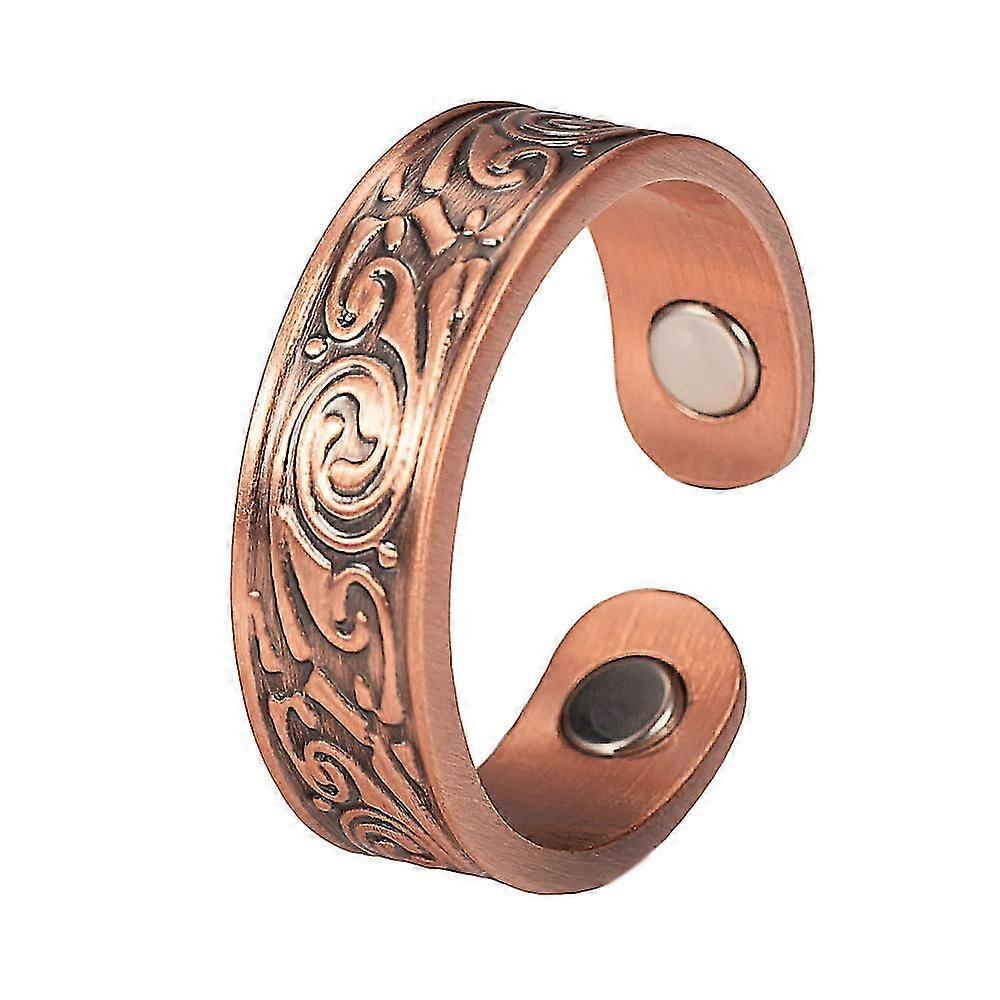 Pure Copper Adjustable Ring For Men's