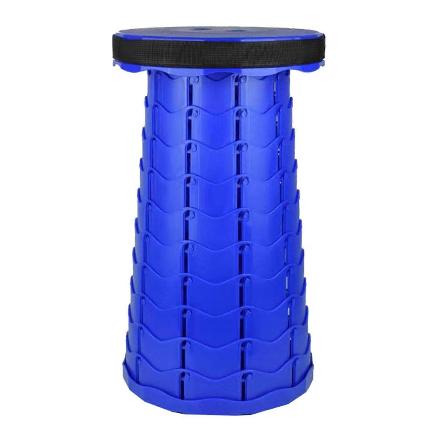 Collapsible Folding Stool Lightweight 440lbs Load Capacity Portable Camping Stool Retractable