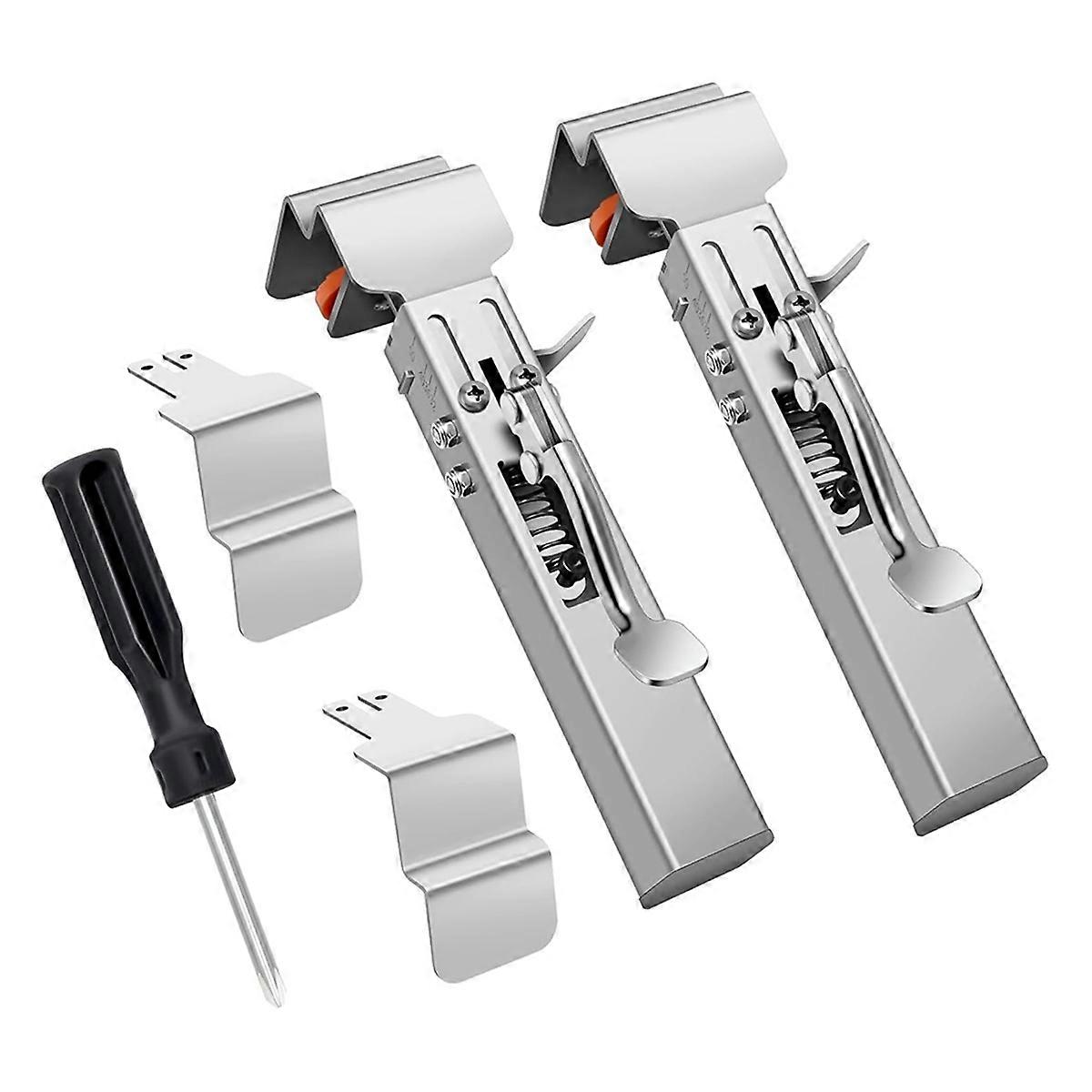 2Pcs Drawer Front Installation Clamps, Adjustable Drawer Fixing Clamp