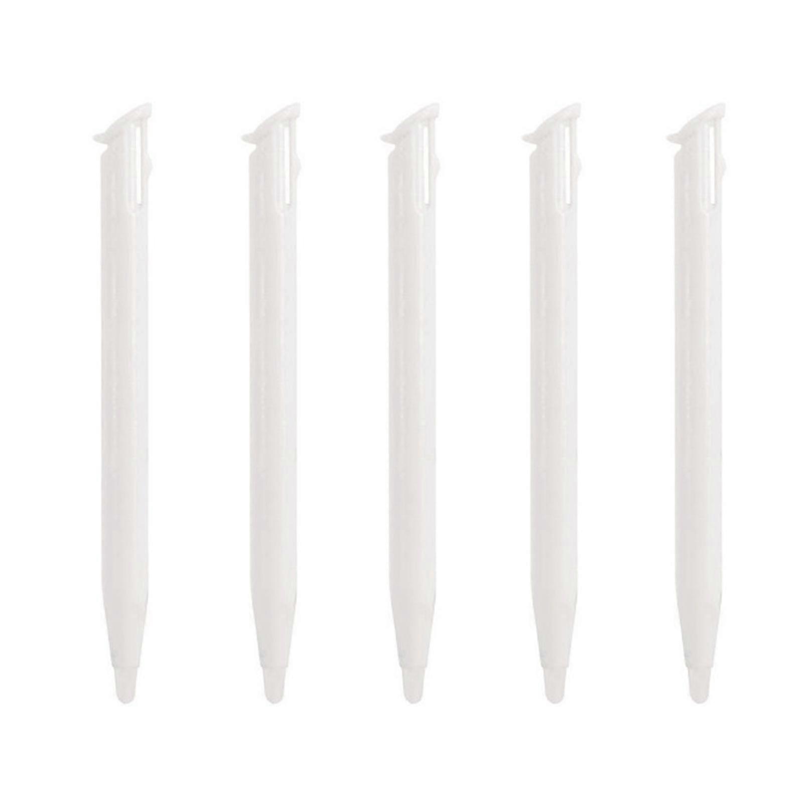 Active Stylus Pen 5 Packs Mobile for Touch Pen Touchscreen for 2DS LL/XL Game Console Universal for Touch Screen Sensiti White