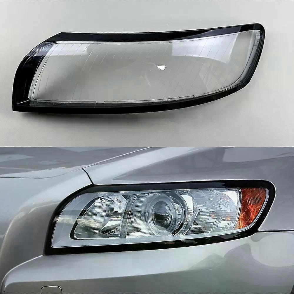 For Volvo S40 2007-2012 Front Headlight Cover Transparent Lamp Shade Headlamp Shell Lens Plexiglass Replace Original Lampshade