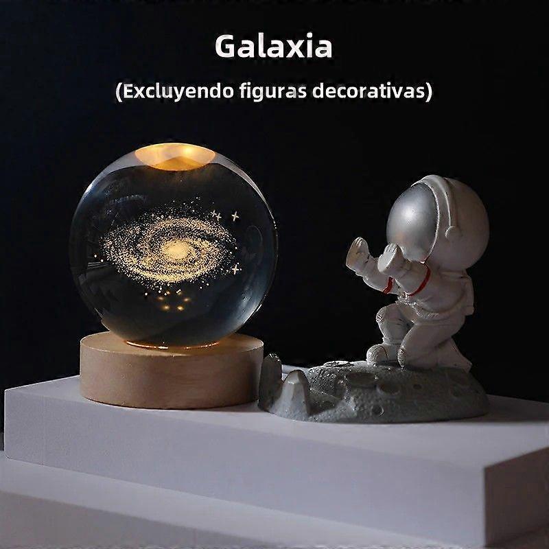 Galaxy Crystal Ball LED Night Light for Room Creative Atmosphere Light Gift with 5V USB LED Light