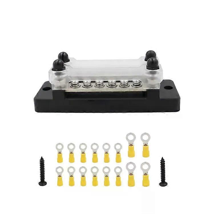 RV Yacht Barre omnibus à deux rangées-150A 12-48V avec 16 bornes | Réf. CP-3024