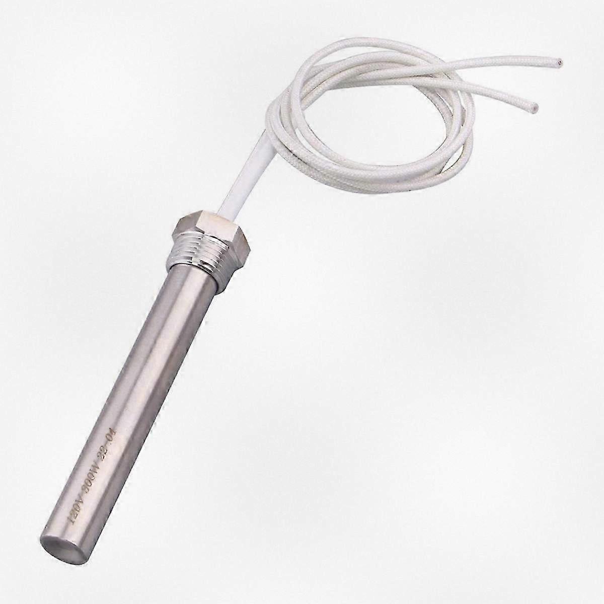 120V 300W Immersion Heater with 1/2-Inch Threaded Connection for Chemical Equipment and Industrial Use