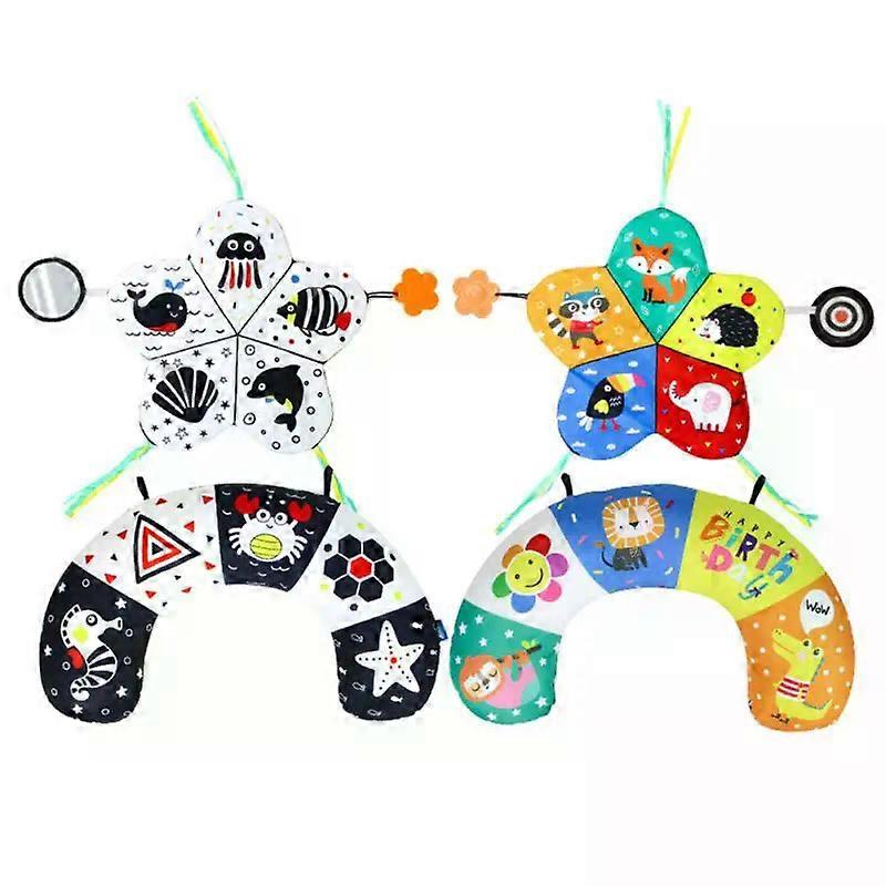 Climbing Pillow Visual Impact Soft Rich Colors Auxiliary Pillow Early Education Durable Train Babys Cognition Training Pillow