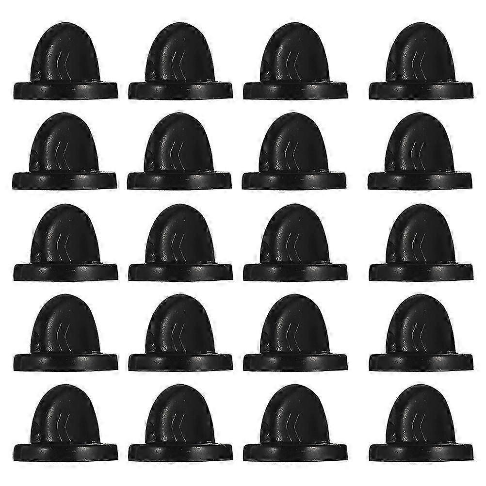 100 Pcs Plastic Big Base Brooch Clutch Durable Badge Tacks Pin Backs with Pin