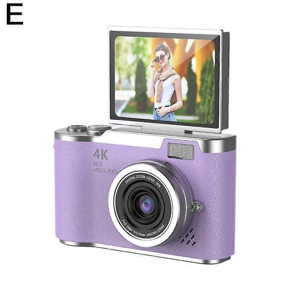 4K Digital Camera 48MP Kid Camera Autofocus Vlogging Camera 2.4inches