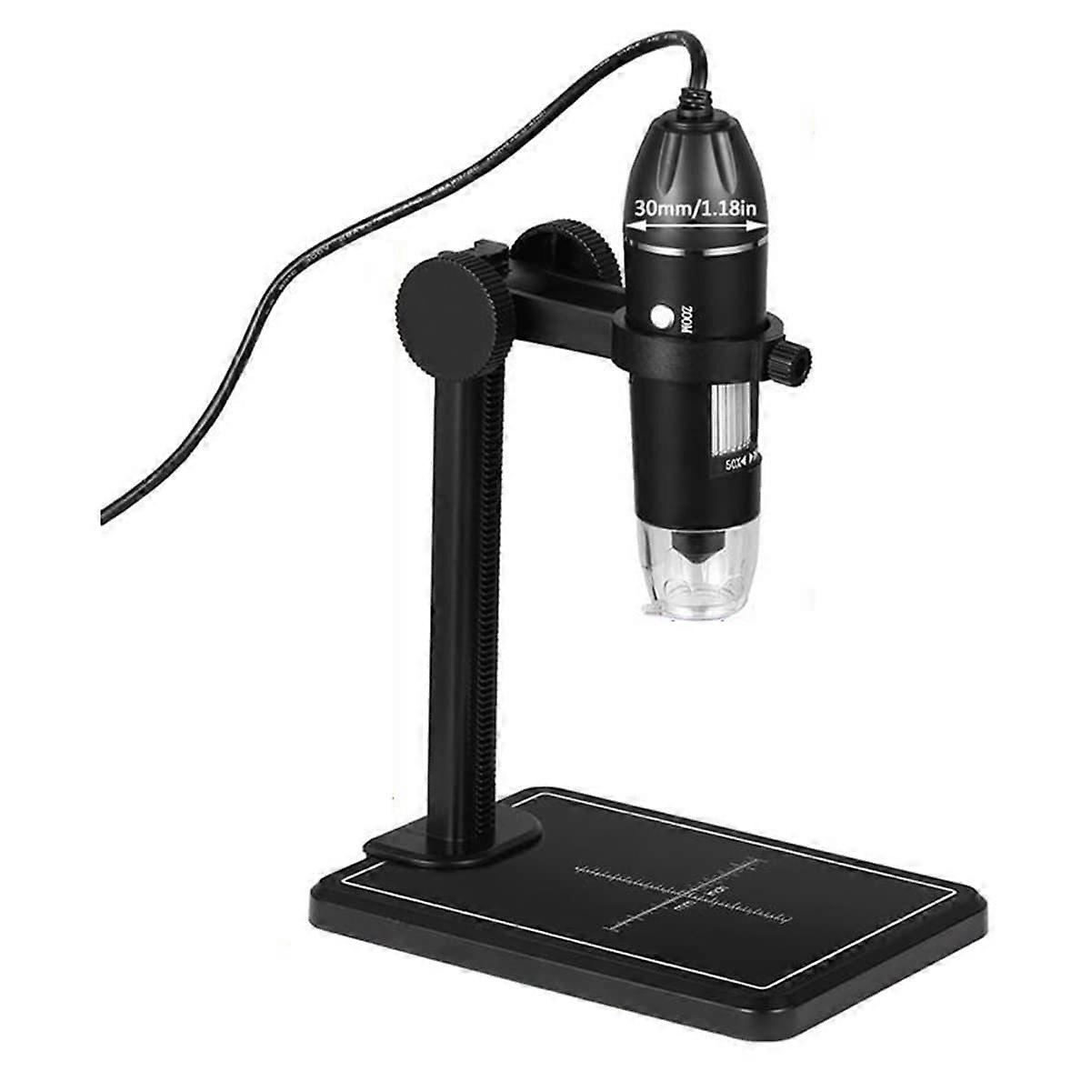 Laboratory Microscope Slide 1600X Digital Microscope Handheld Electron Microscope with Lift Stand X4 USB Zoom Camera Microscope Parts