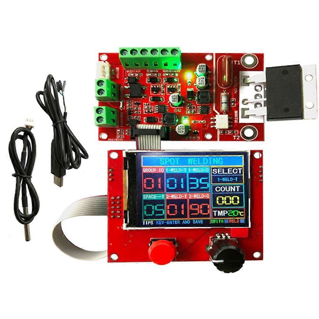 Pneumatic Spot Welder Controller with Fan &Temperature Sensor Welding Controller