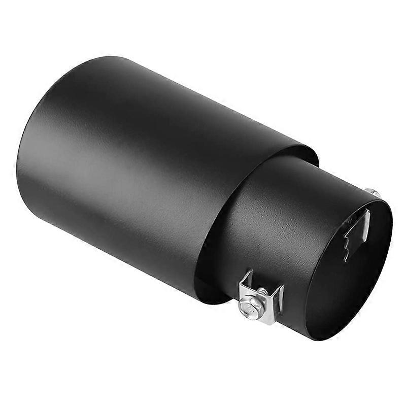 Car Exhaust Pipe Modification Tail Throat Tail Pipe(Black)