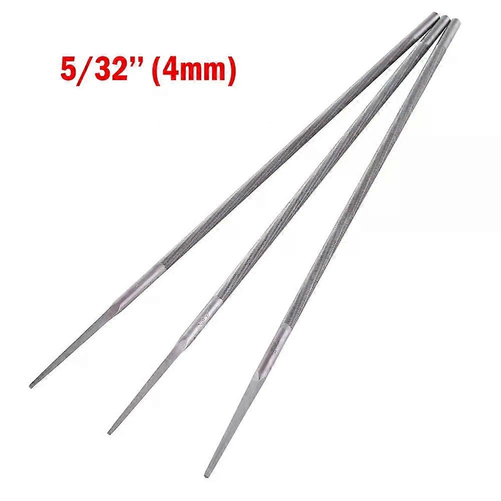 3pcs Steel Chainsaw Round Files Sharpening For Chainsaw Chains Grinding Tool Woodworking Hand Tools 40mm/48mm/55mm Hand Tool