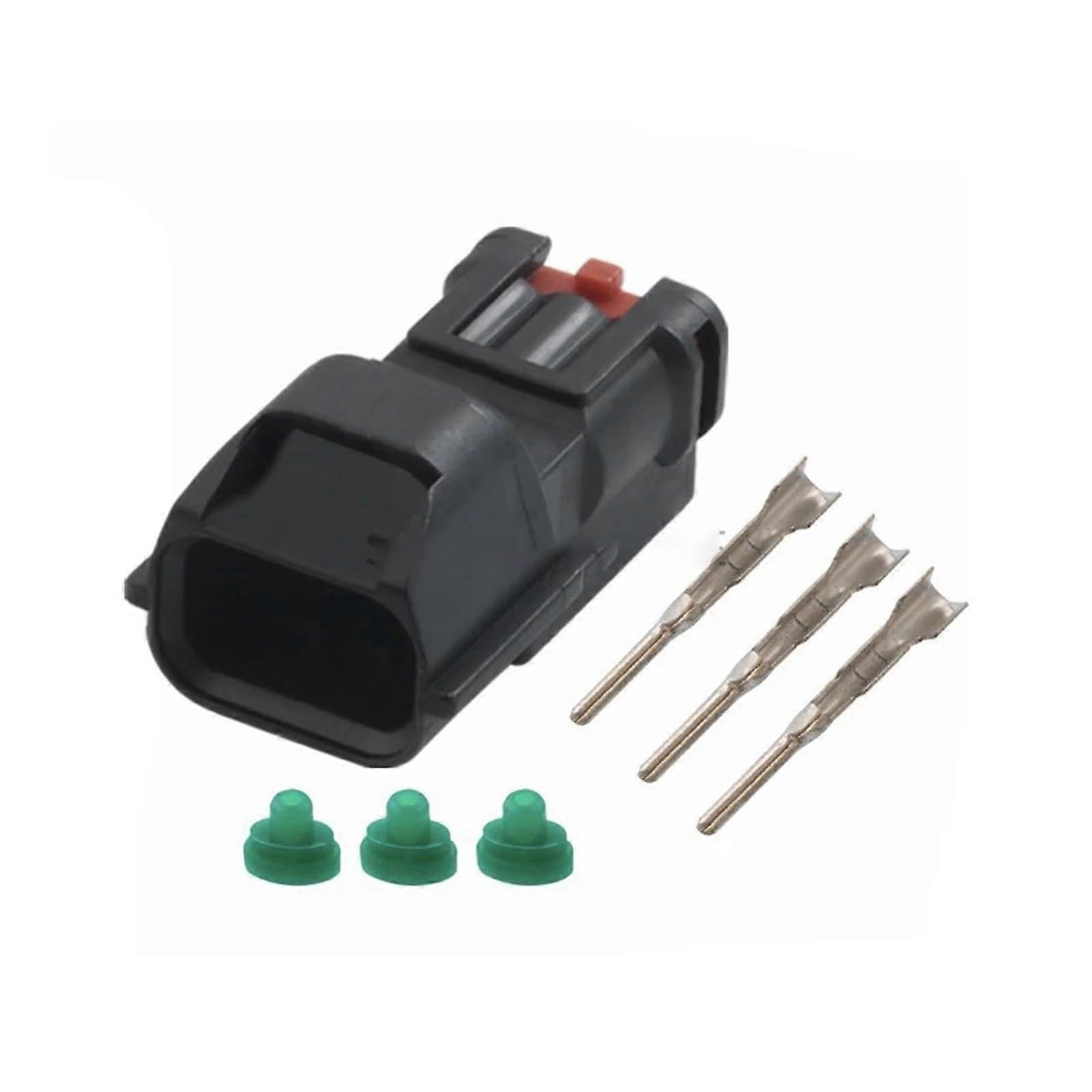 3-Pin Automotive Engine Connector for MG6412345 Crankshaft Camshaft 7283873030 Tappet Position Sensor Plug 3P Male 5 Sets