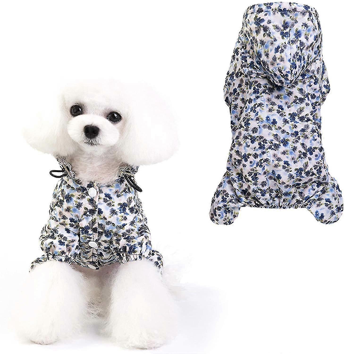 Hooded Waterproof Adjustable Pet Raincoat