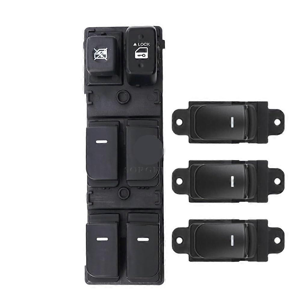 Power Master Window Switch for Kia Forte Cerato 2010-2012, Electric Control Switch 93570-1X000 93580-1X000, Set