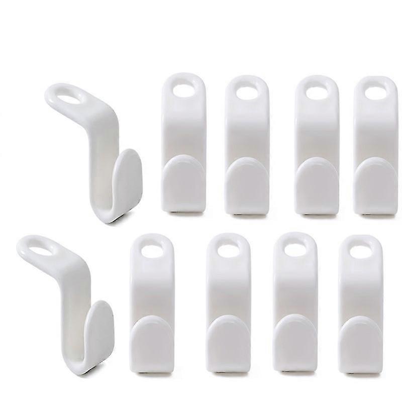 24-Piece Stackable Hangers with Connecting Hooks Multi-Functional for Household Wardrobe Storage