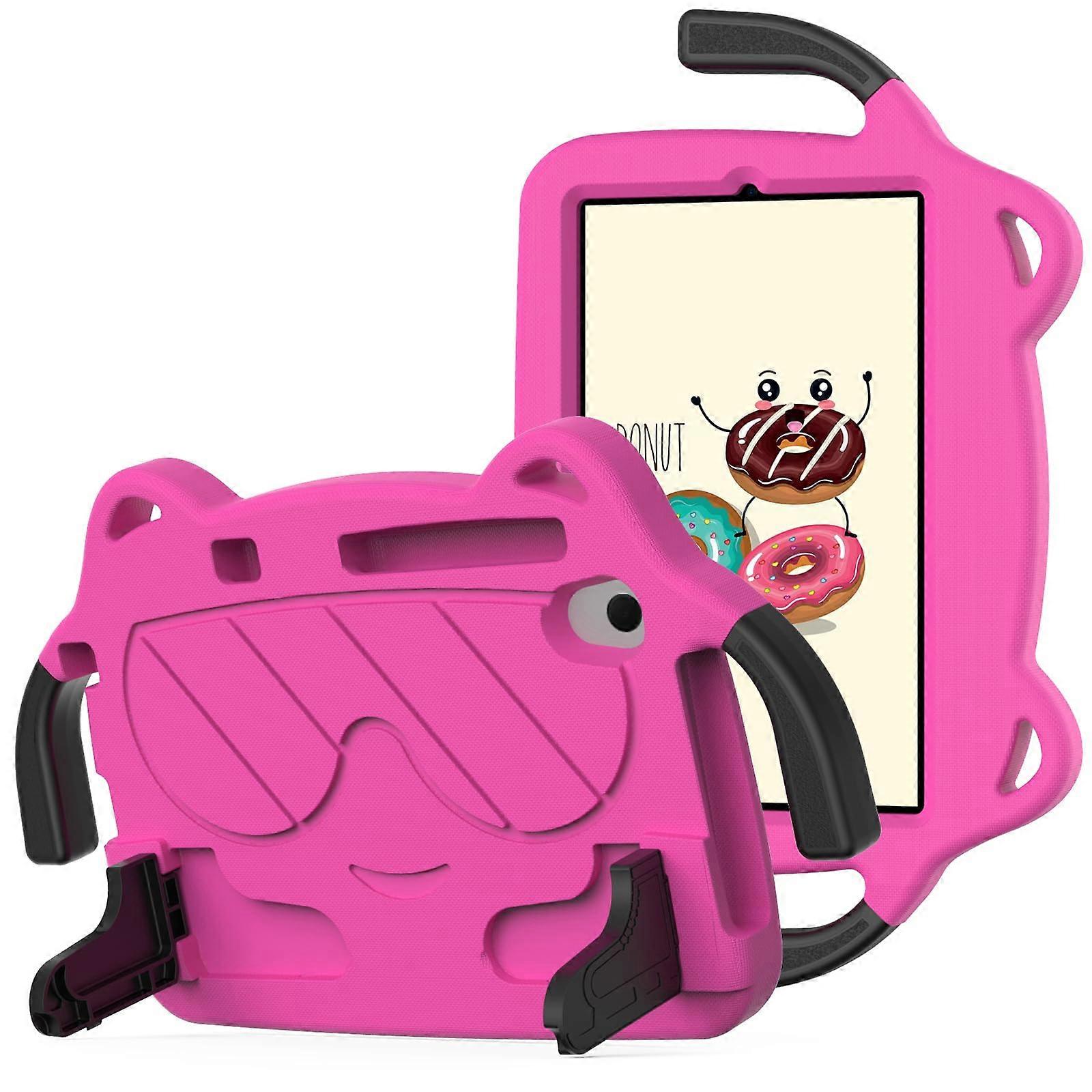 for TCL Tab 8 Tablet Case 8.0 inch (Gen 2)  Model, Kids EVA Cover with Stand Handle, Pink