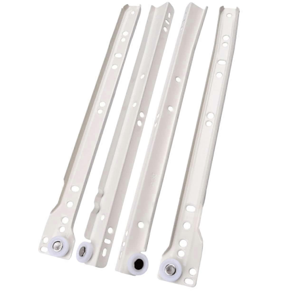2pcs Tray Rails Bottom Slide Drawer Rails Silent Sliding For Kitchen Cabinet Compatible With Most Drawers