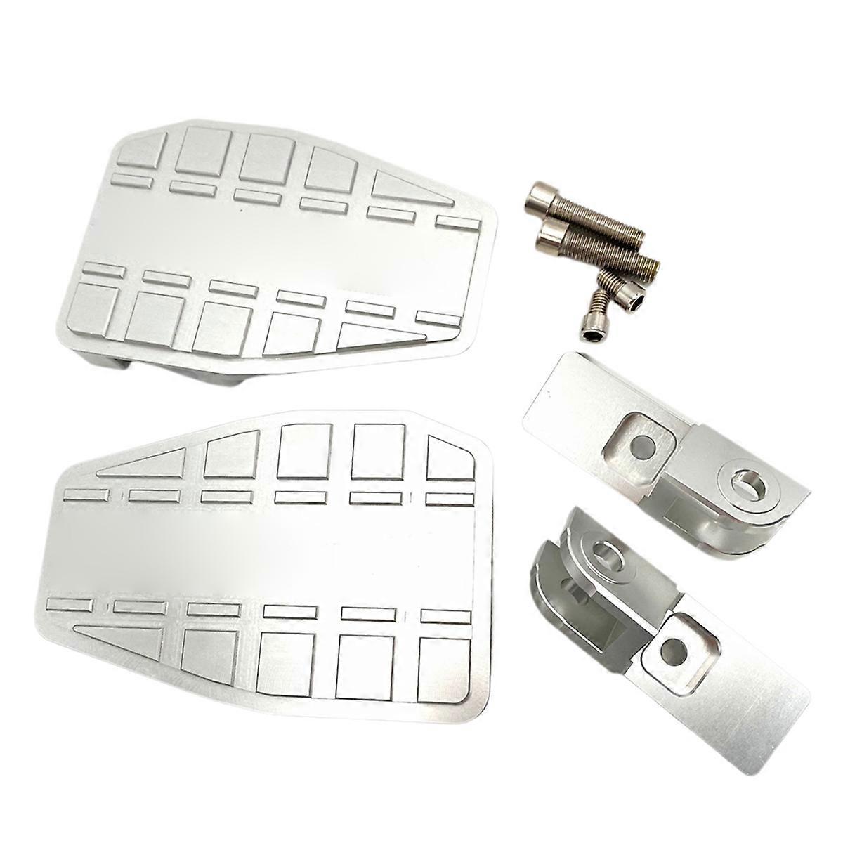 Motorcycle Cruise Enlarged Pedal Anti Slip Foot for Silver