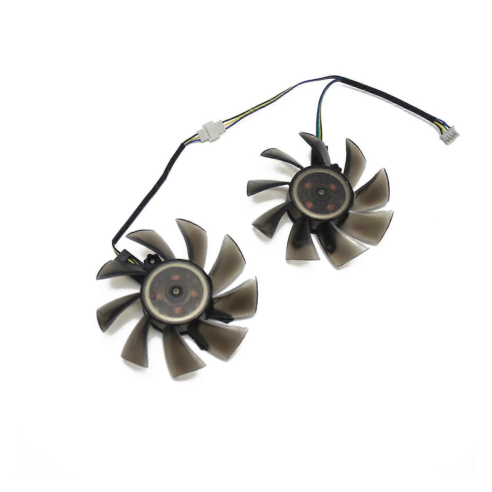 yaoqijie 2PCS/lot GA82S2H Compatible with Galax GTX1060 Cooler Fan Compatible with KFA2 GeForce GTX 1060 Graphics Cards As Replacement Fan Lasting