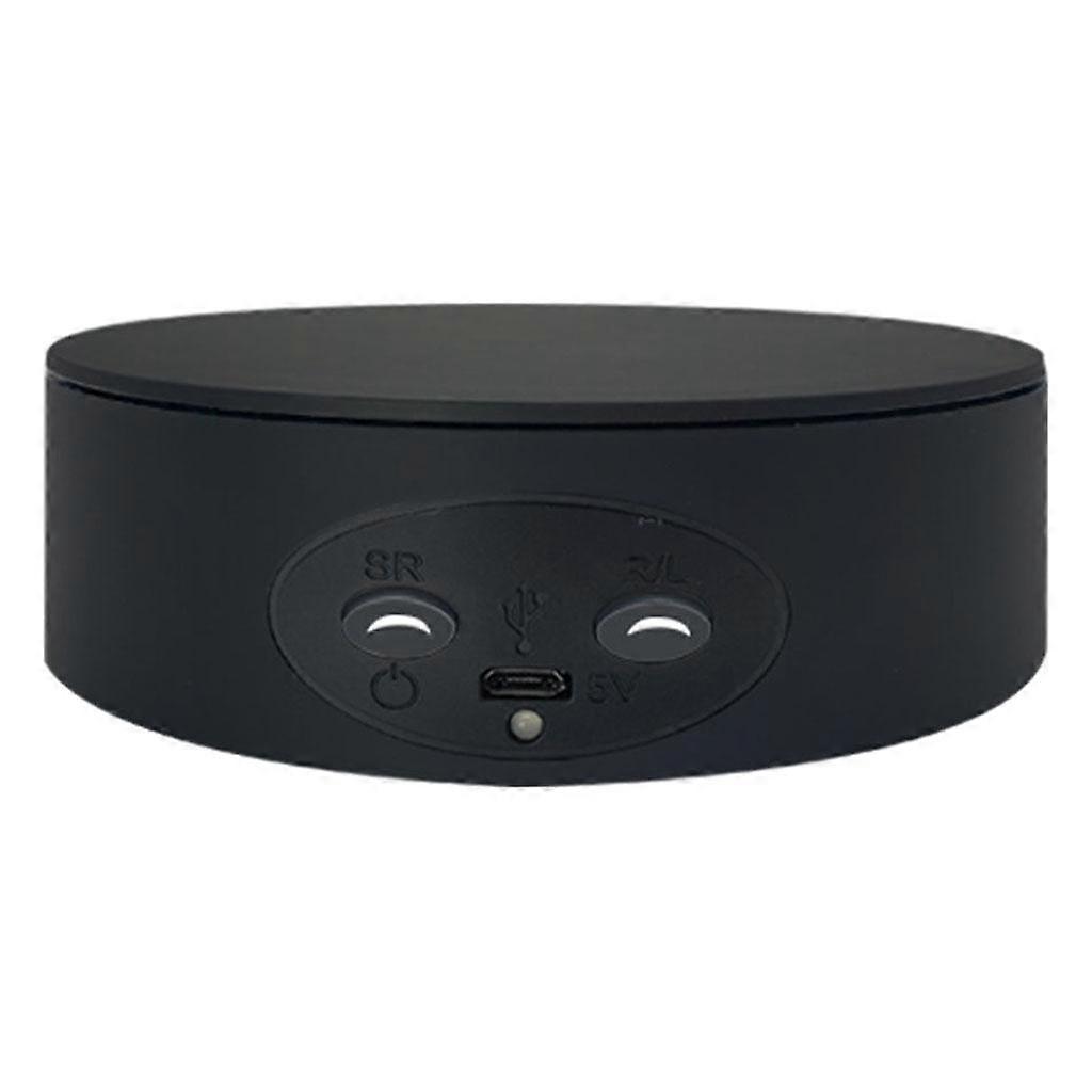 12cm Rotating Display Stand 4 Display Angles for Turntable White Mirror