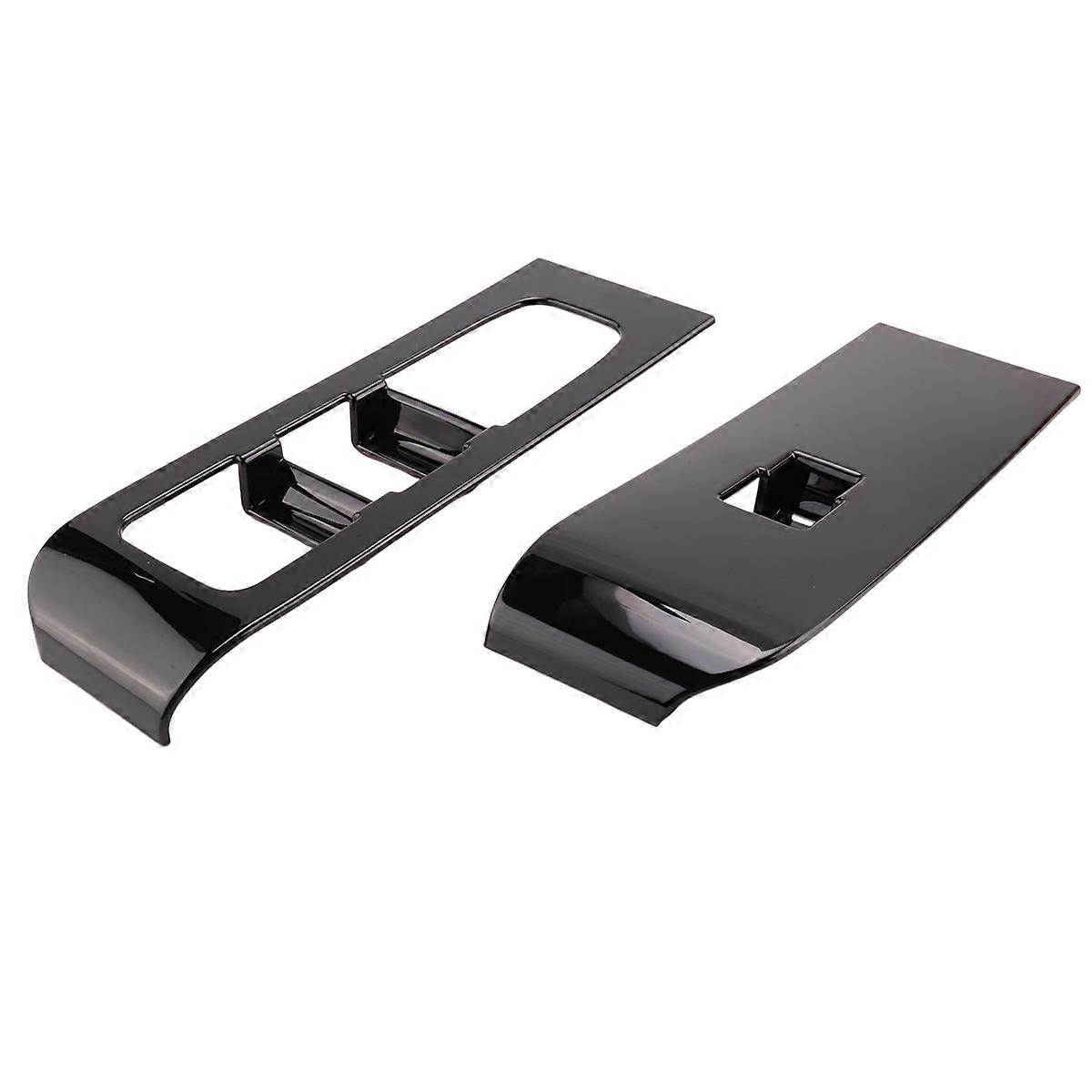 For Alphard 40 Series 23+ Bright Black Window Lift Switch Cover RHD