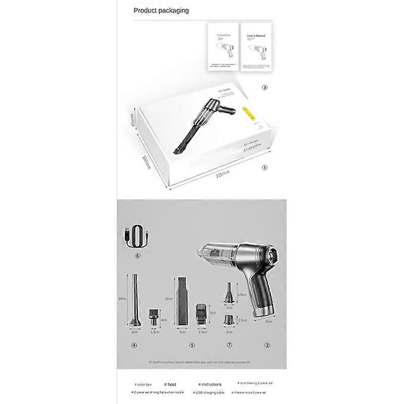 Vacuum Cleaner Powerful Wireless Handheld Cleaning Machine A