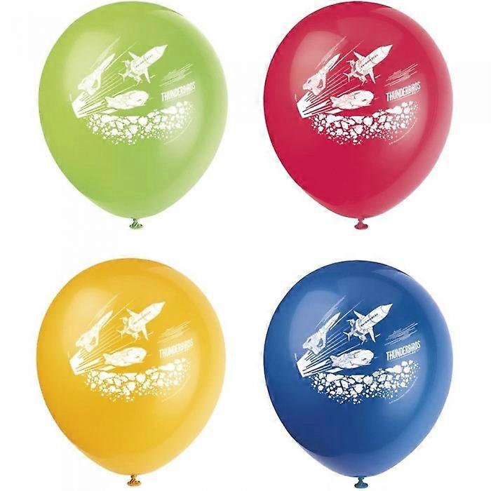 Thunderbirds Latex Balloons (Pack of 8)