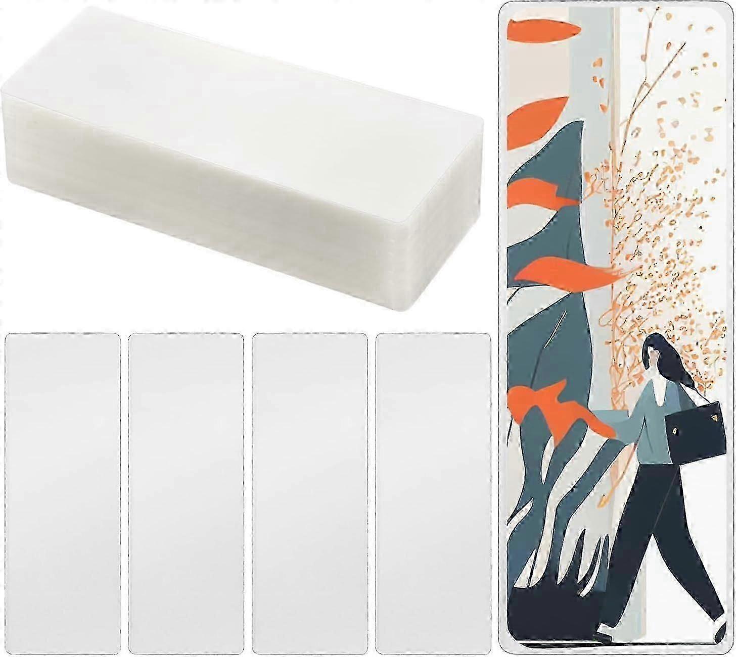 200pcs Bolsas de Marcação de Laminação, 2.36x6.29 Polegadas Bolsas de Laminação a Quente 5 Mils