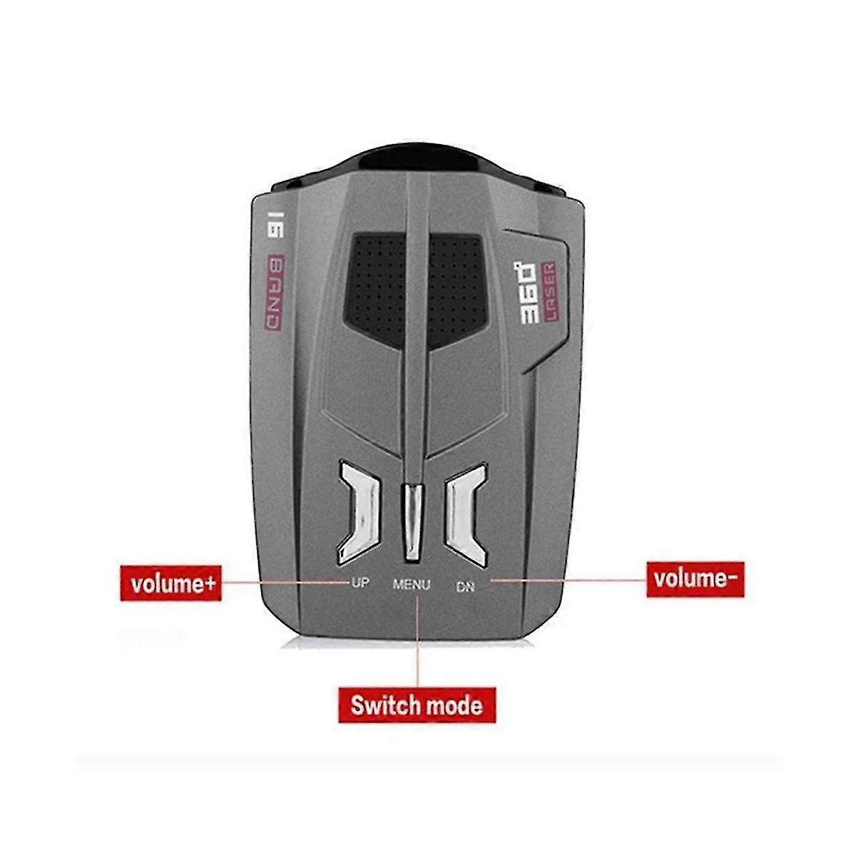 Multilingual Voice Car Radar Detector with Speed Alert System for Vehicle Speed Control