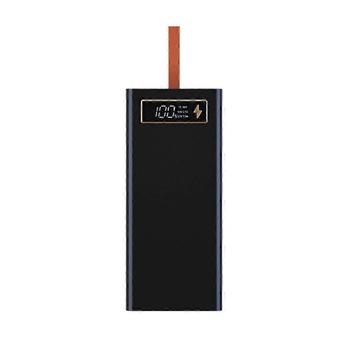DIY Power Case Box 40x18650 Battery Pack with LED Lighting and Advanced Charging Protocols Detachable Battery Case A