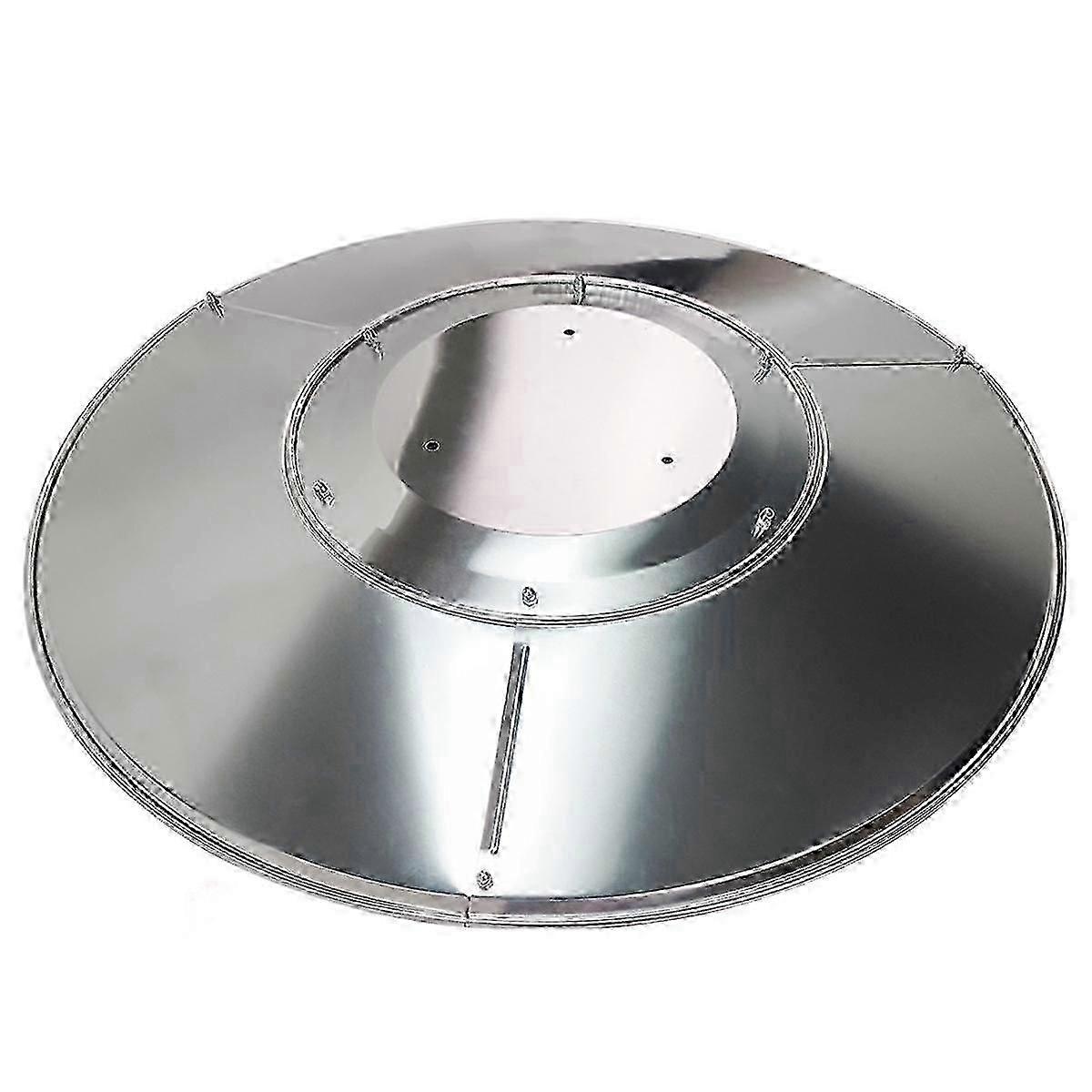 Patio Heater Reflector Shield, Propane Outdoor Heaters Replacement Part - Top Dome, 3-Hole Mount, 3