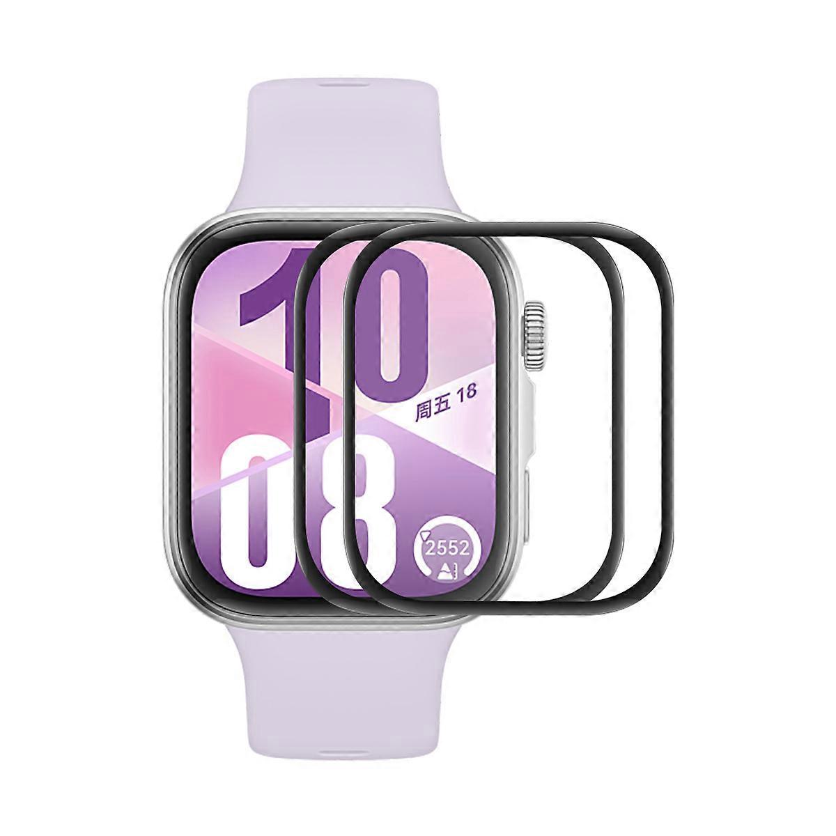 Huawei Watch Fit 4 2PcsスクリーンプロテクターENKAY HAT PRINCE 3D湾曲PC + PMMAウルトラクリアフィルムに対応