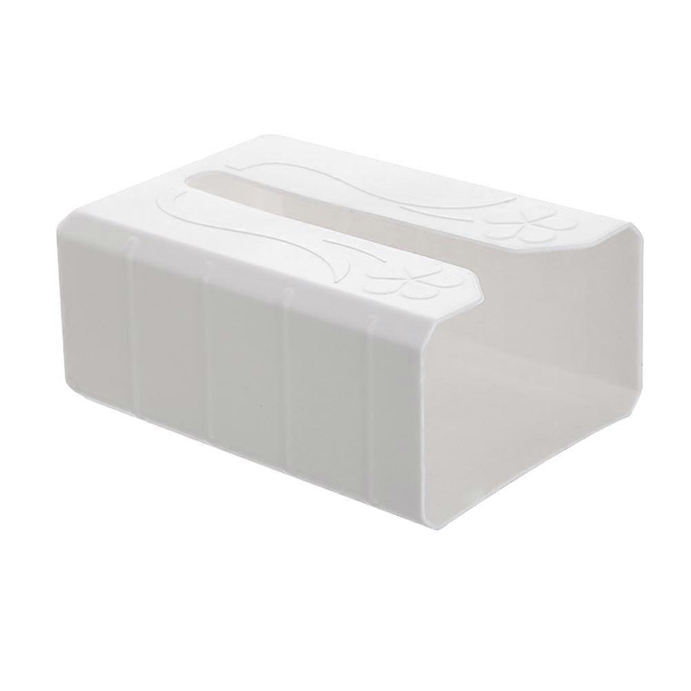 Adhesive Wall Tissue Box, No Drill Paper Towel Holder for Easy Access