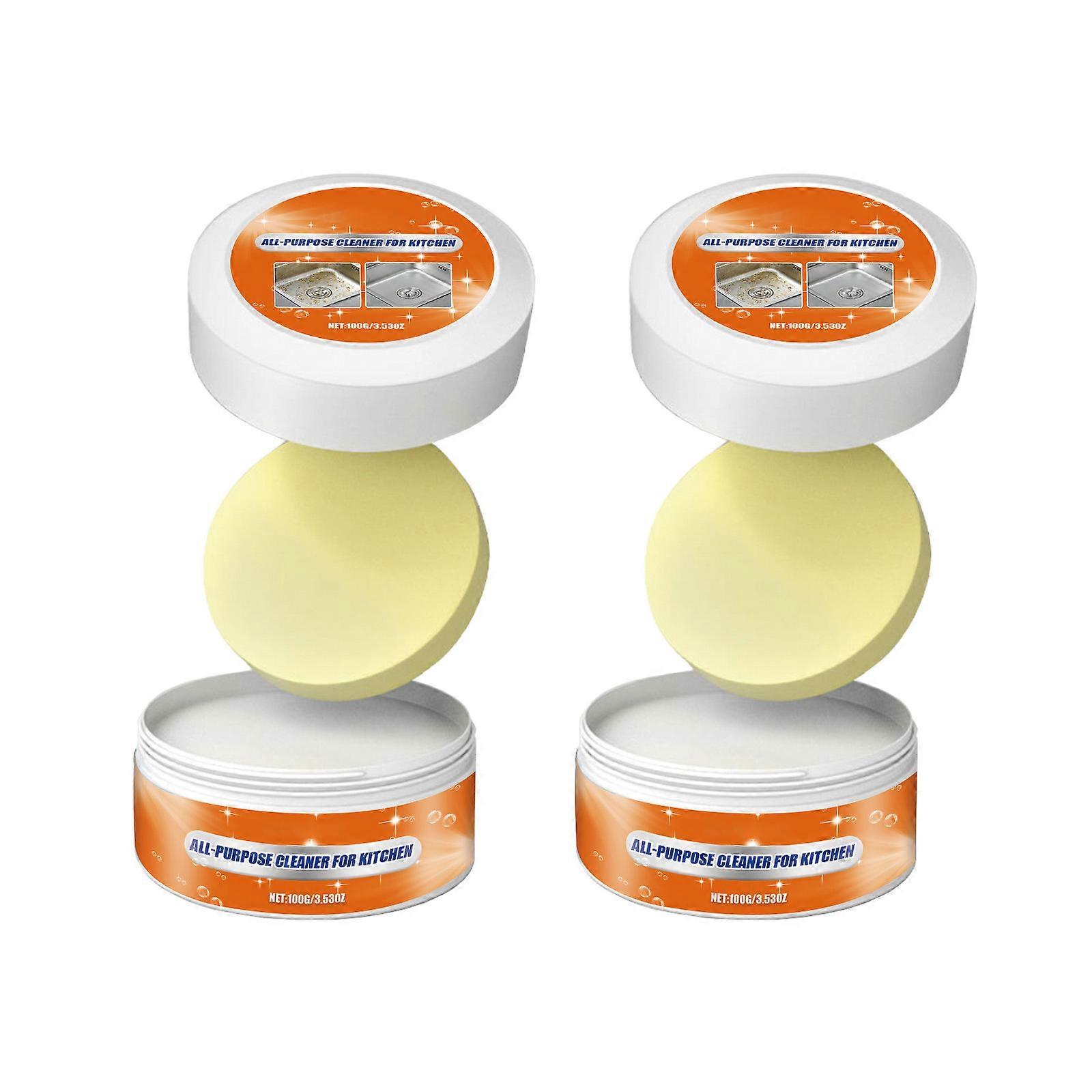 Kraftfulde køkkenrensere Stærk tung snavs rengøringscreme Multifunktion til bundkogeplader Rengøringsmidler Oliepletter 100g