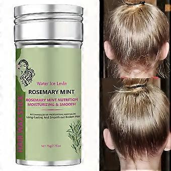 Bastão de Cera para Cabelo - Perucas & Controle de Borda - Pomada Slick para Flyaway, Controle de Frizz & Pomada para Estilização para Crianças, Mulheres e Homens - Rosemary Mint