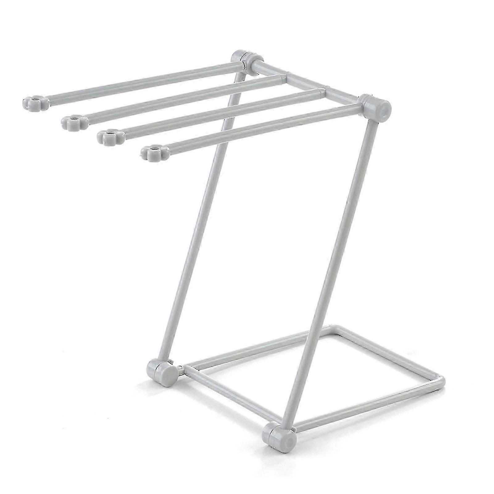 Indoor Folding Drying Rack Space Saving Can Hang Multiple Rags At The Same Time