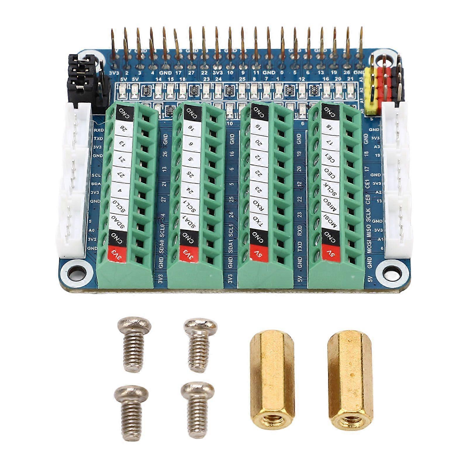 Vysoko kvalitný senzor Raspberry Pi PCF8591 rozširujúca doska LED GPIO IO port