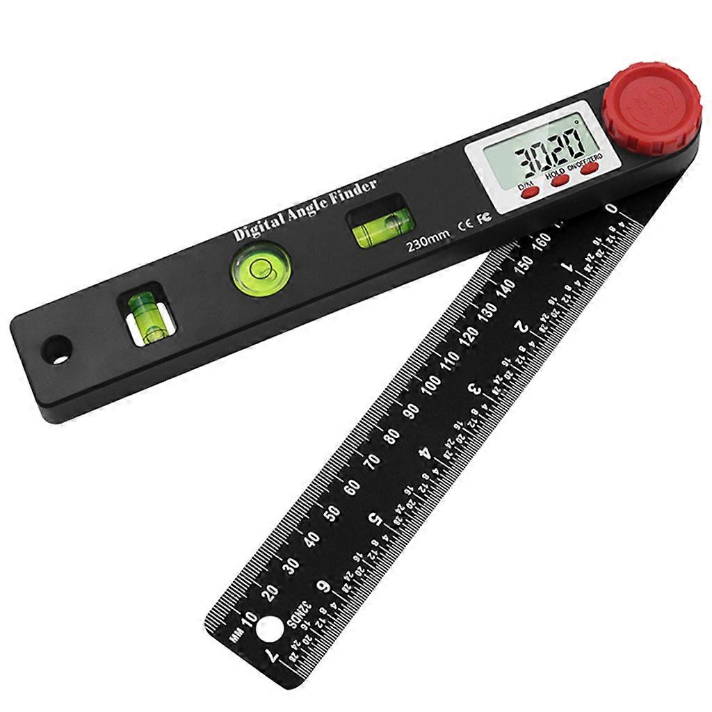 Angle Finder Electronic 0-360° Digital Protractor with LCD Display 4 In 1 High Precision Angle Ruler Angle Gauge Measure