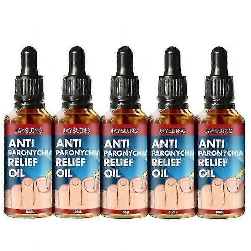 5PCS Toenailplus Nail 抗甲沟炎缓解油，Nail Helper Ingrow 趾甲矫正治疗油，Ingrown Toenail Correction Drops，Ingrown Toenail