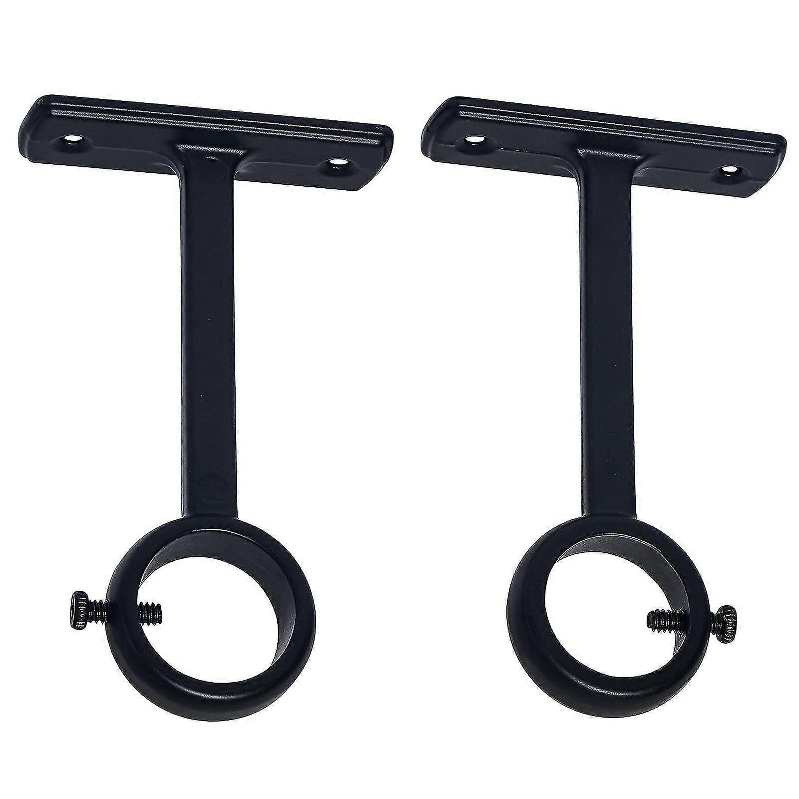 Supports de tringle à rideau montés au plafond, support de plafond robuste pour support de tringle à rideau de 1 pouce (2